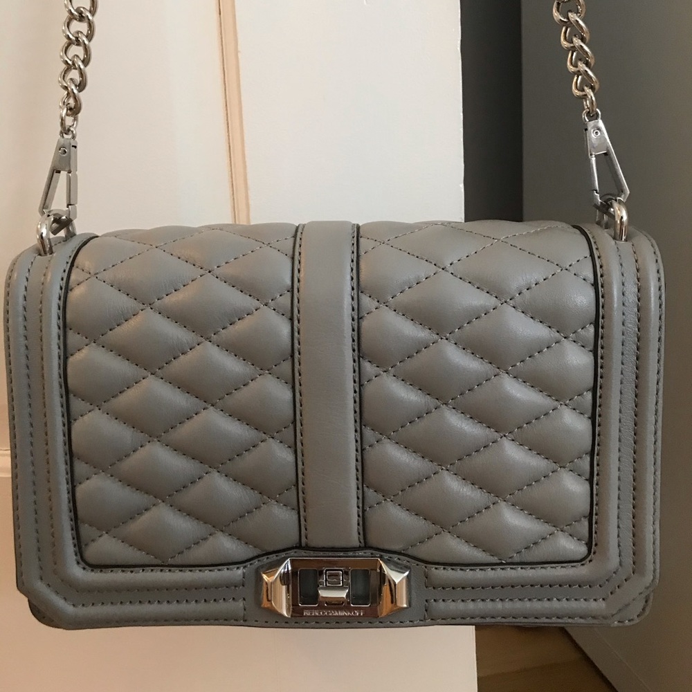 Rebecca Minkoff chevron quilted love crossbody